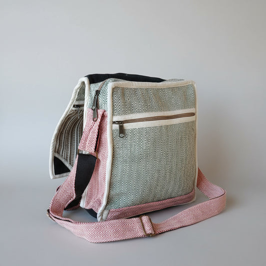 Hanf-Baumwolle Umängetasche Schlinge Tasche – Über die Schulter/Laptop Tasche