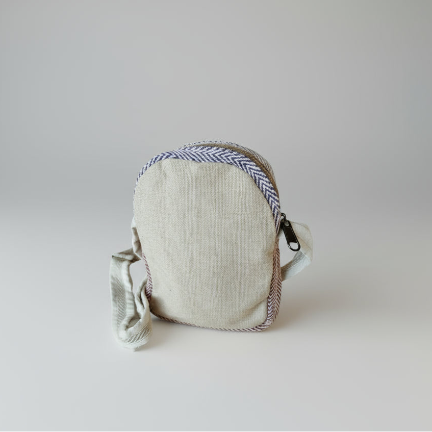 Umhängetasche aus Hanf-Baumwolle
