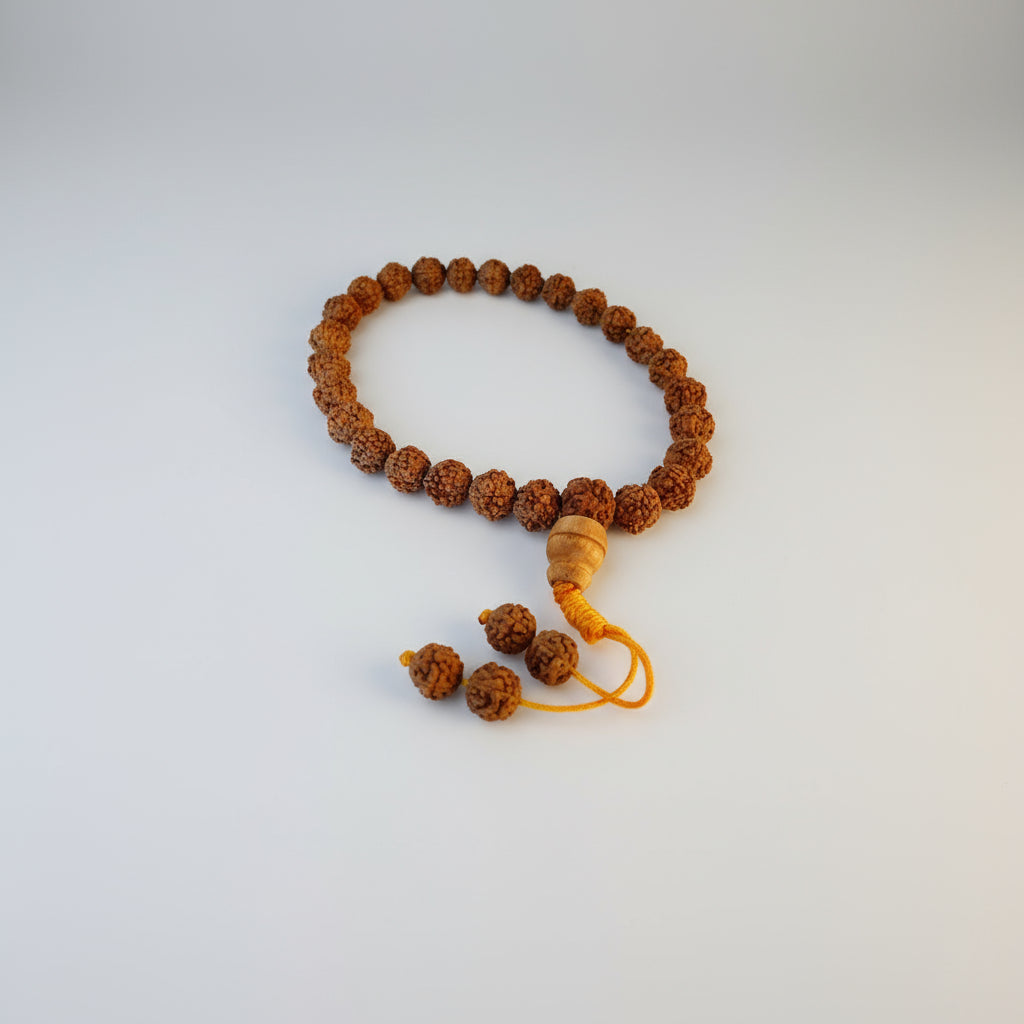 Rudraksha Mala Halskette & Armband Set