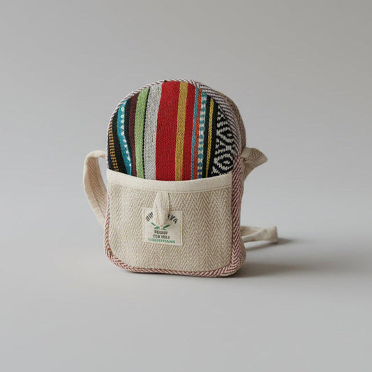 Umhängetasche aus Hanf-Baumwolle