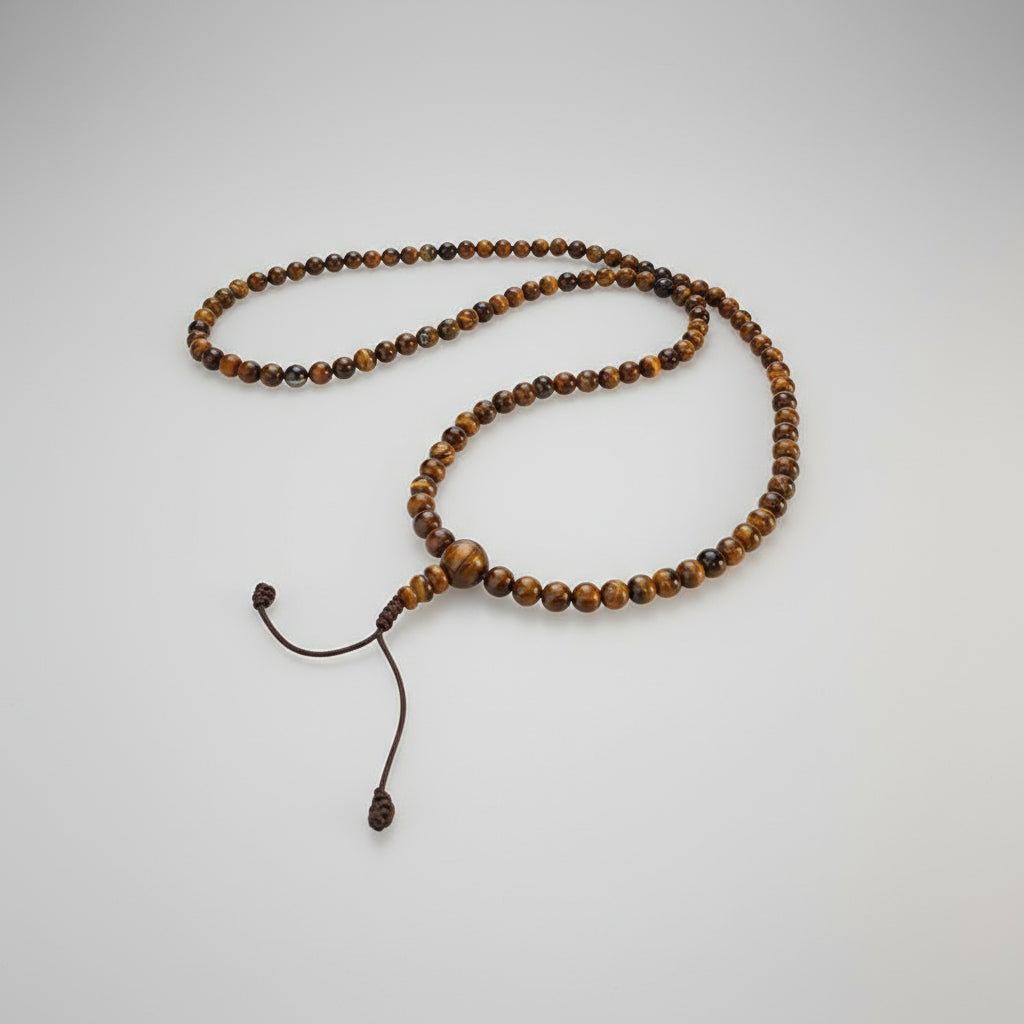 Tigerauge-Halskette und Armband-Set