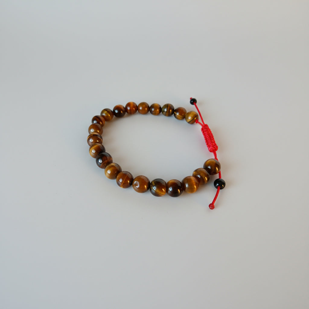 Tigerauge-Halskette und Armband-Set