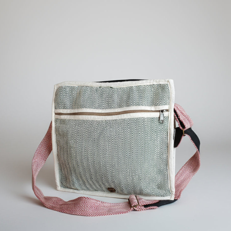 Hanf-Baumwolle Umängetasche Schlinge Tasche – Über die Schulter/Laptop Tasche